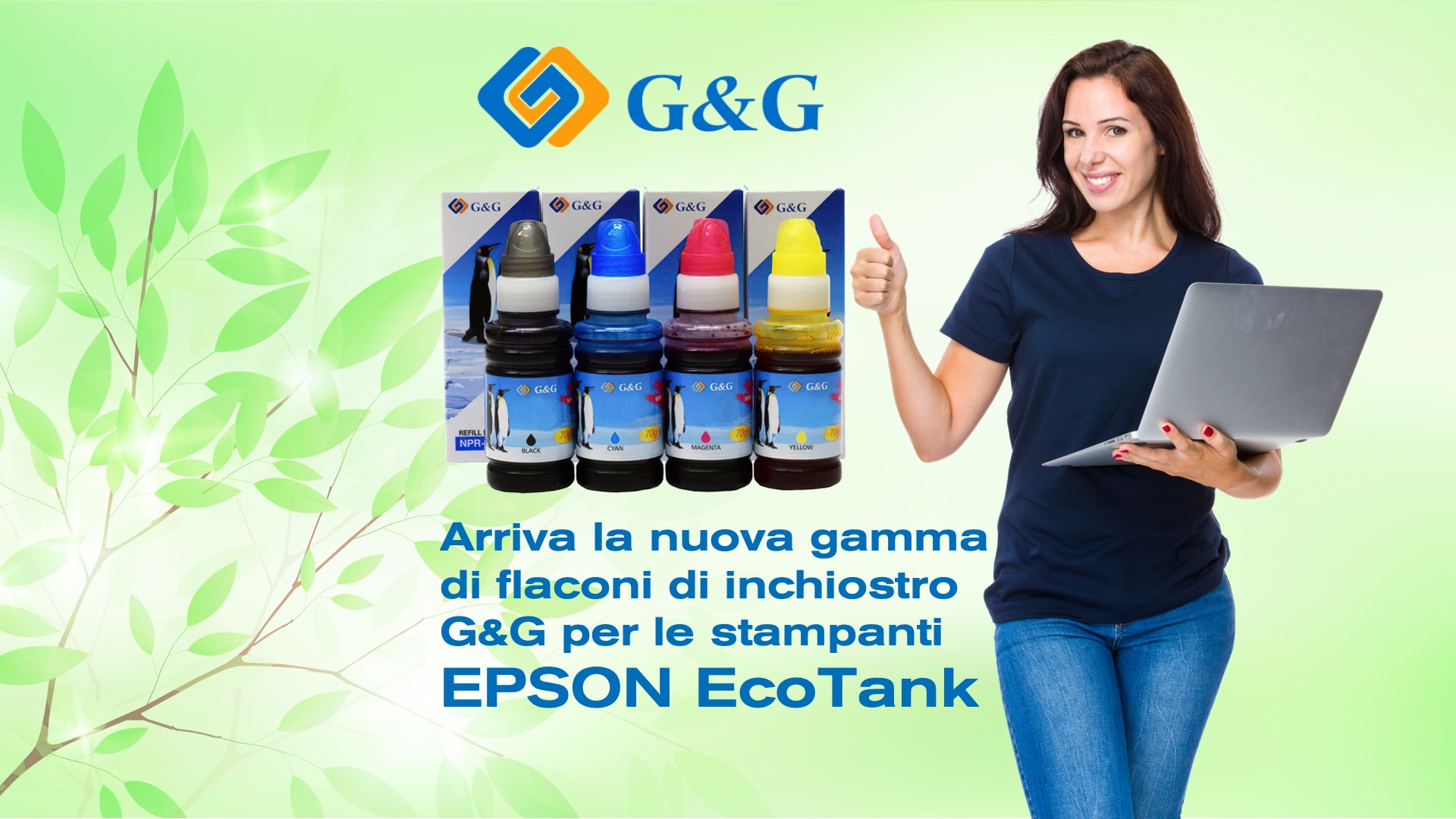 Arriva La Nuova Gamma Di Flaconi Di Inchiostro Gandg Per Le Stampanti Epson Ecotank K 9553